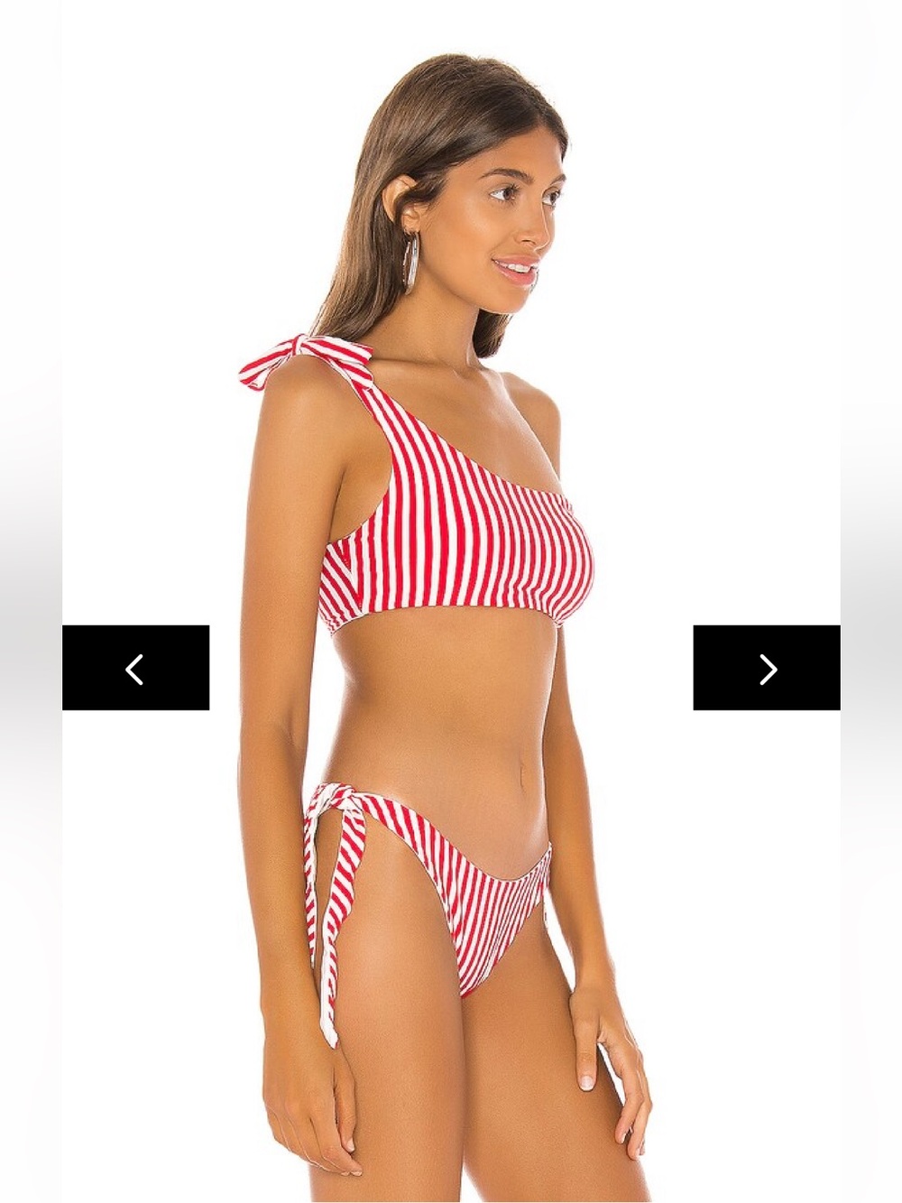 Revolver superdown clari bikini in red stripe - Picture 2 of 8